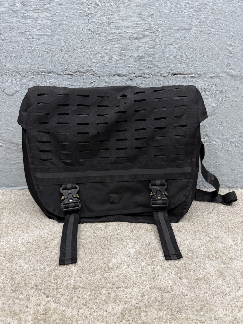 Cortech Waterproof Black Messenger Riding Bag Backpack